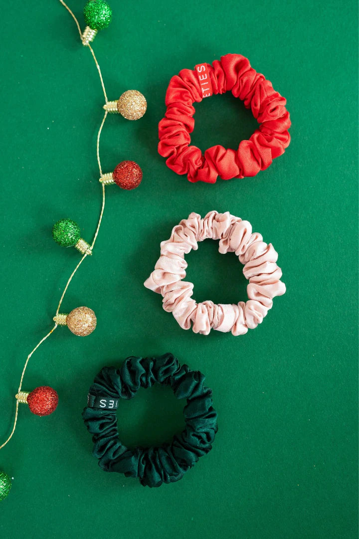 Small Scrunchie Poinsettia - TELETIES