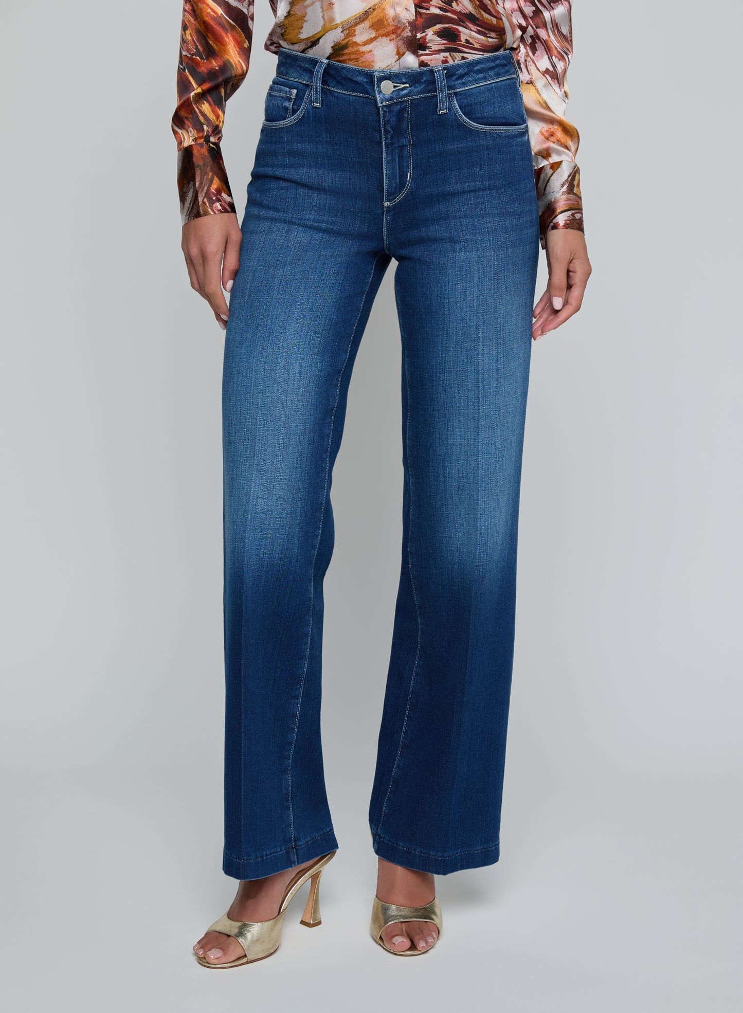 Scottie Wide-Leg Jean Delaney - L'AGENCE