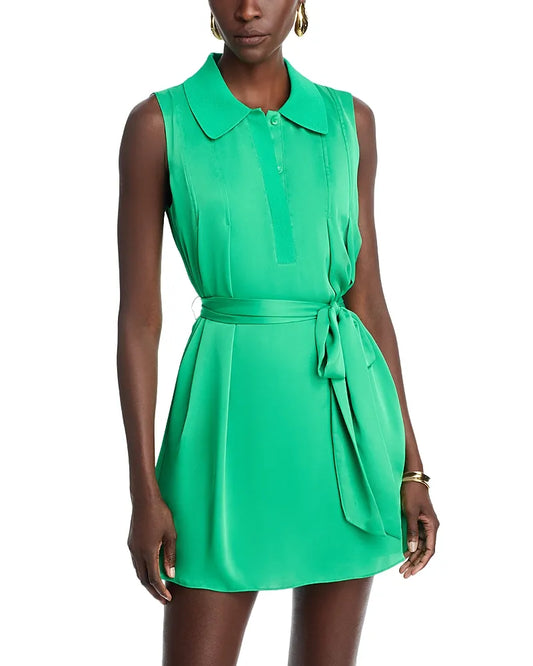 Lina Mini Dress Bright Palm - Ramy Brook