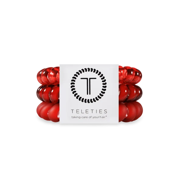 Large Hair Ties Red Carpet Ready - TELETIES