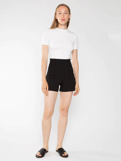 Ponte Knit Shorts Black - Ripley Rader