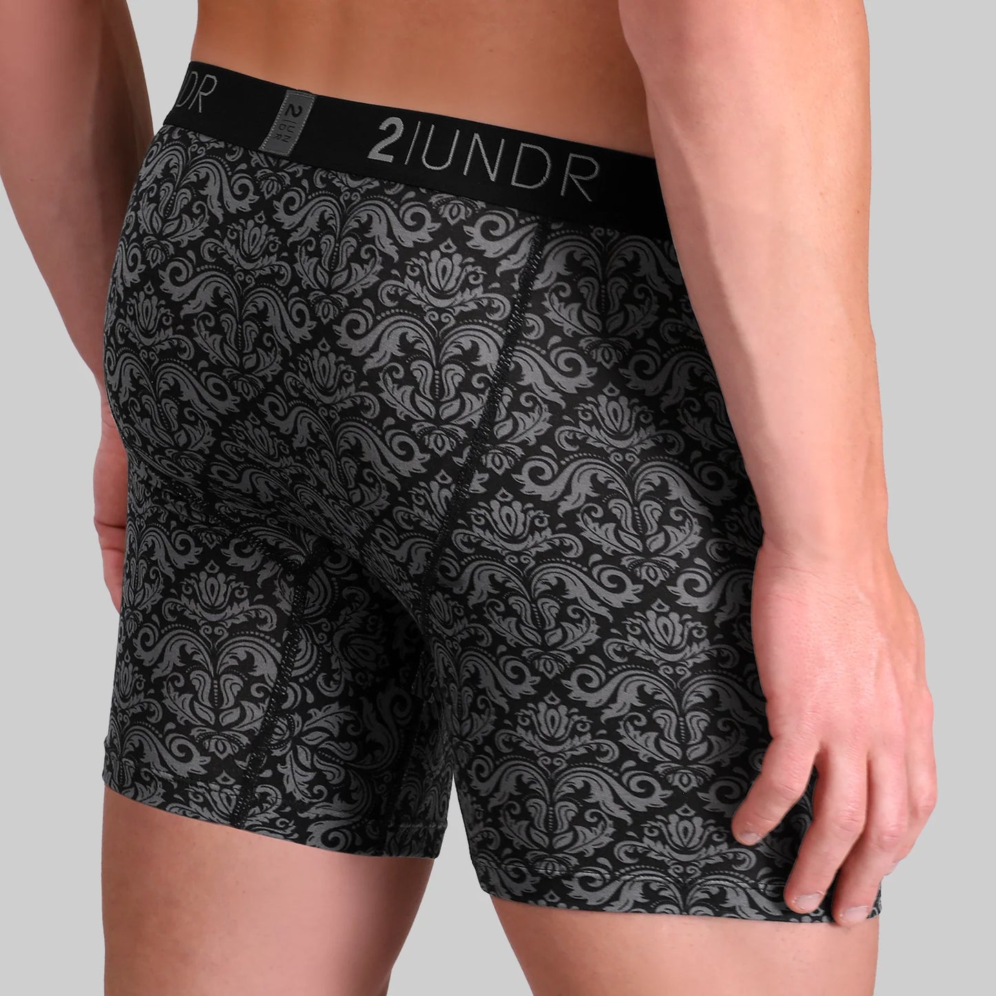 Swing Shift Boxer Brief Rococo Black - 2UNDR