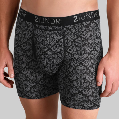 Swing Shift Boxer Brief Rococo Black - 2UNDR