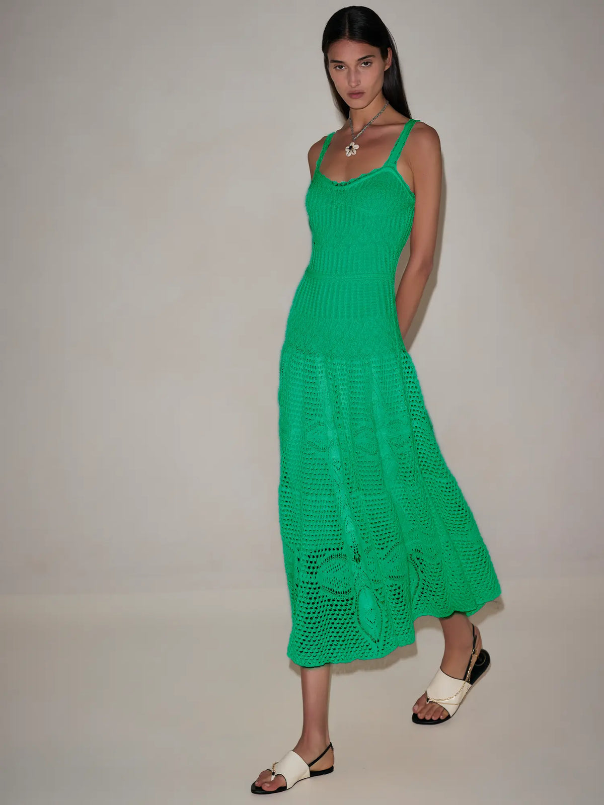 Calinda Dress Jade Green - Alexis