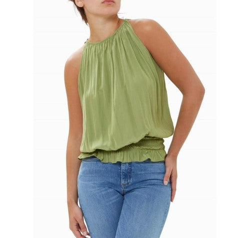 Lauren Sleeveless Top Kiwi - Ramy Brook