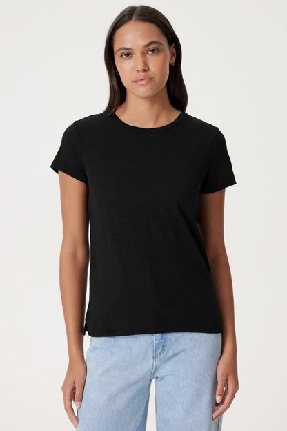 Signature Slub Boy Tee Black - Goldie Lewinter