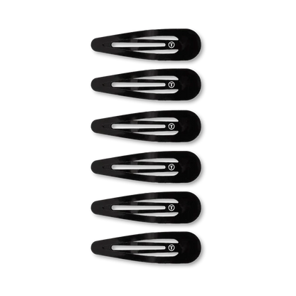 Snap Clip (6ct) Jet Black - TELETIES
