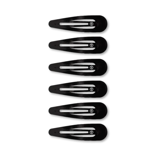 Snap Clip (6ct) Jet Black - TELETIES