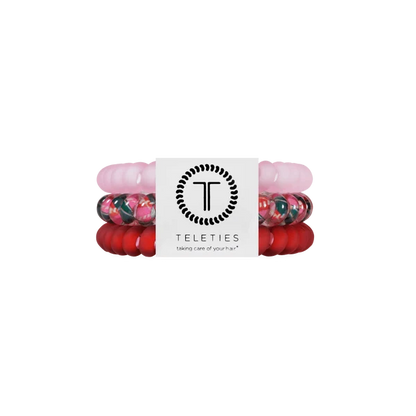 Small Hair Ties Tied in Tartan - TELETIES