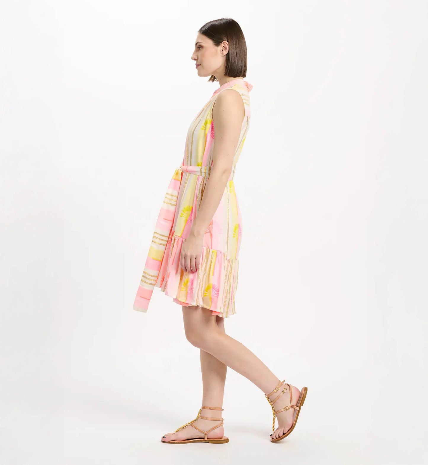 Tracy Short Dress Neon - Miss June