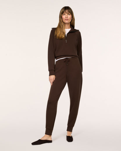 Airessentials Half Zip Umber Root - SPANX