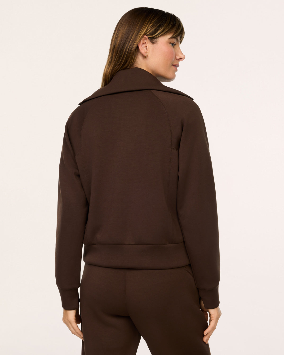 Airessentials Half Zip Umber Root - SPANX
