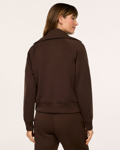 Airessentials Half Zip Umber Root - SPANX