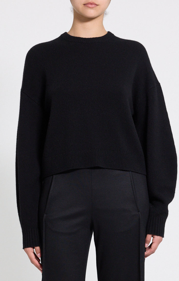 Crewneck Cashmere Sweater Black - Theory Women