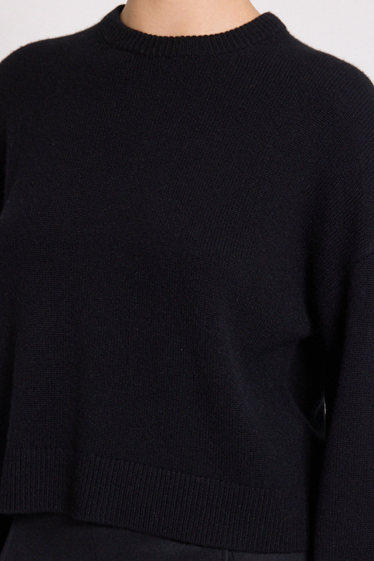 Crewneck Cashmere Sweater Black - Theory Women