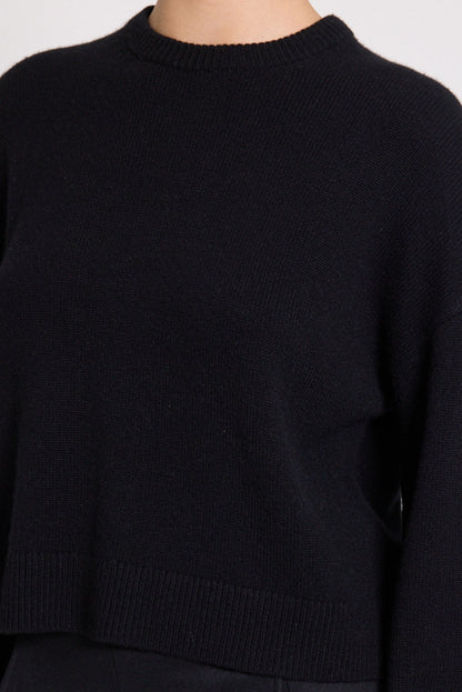 Crewneck Cashmere Sweater Black - Theory Women