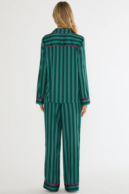 Livy & Connie PJ Set Pine Stripe - Beach Riot