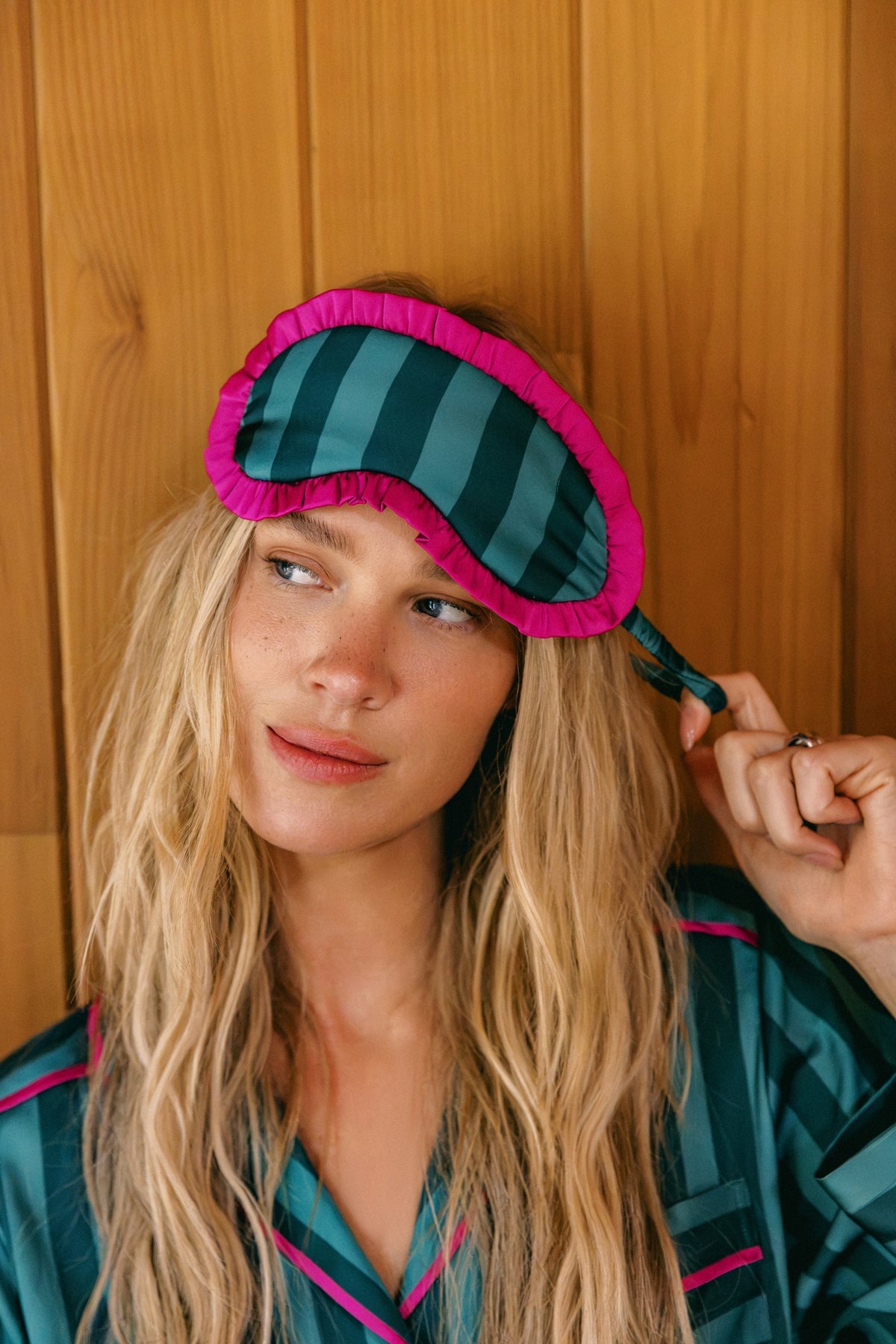 Eye Mask Pine Stripe - Beach Riot