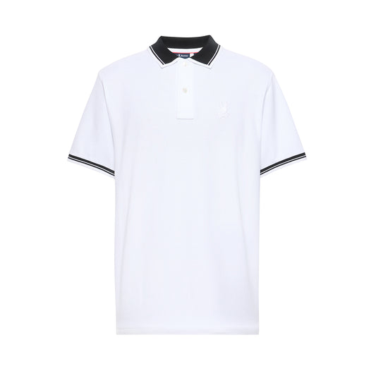 Oak City Pique Polo White - Psycho Bunny