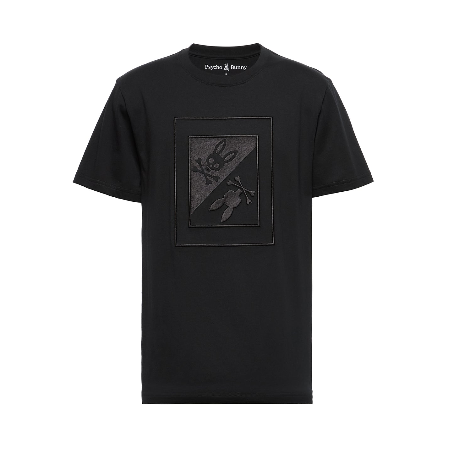 Valdez Embroidered Graphic Tee Black - Psycho Bunny