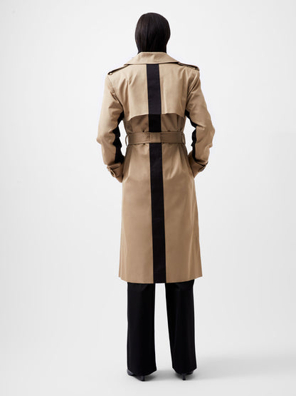 Coco Twill Trench Coat Autumn Camel - French Connection