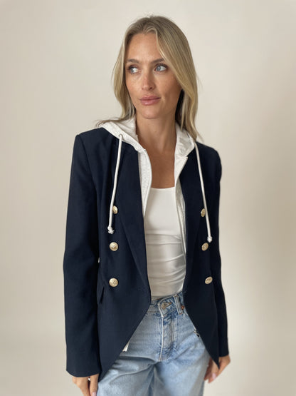 Heather Blazer Navy - Six Fifty Clothing