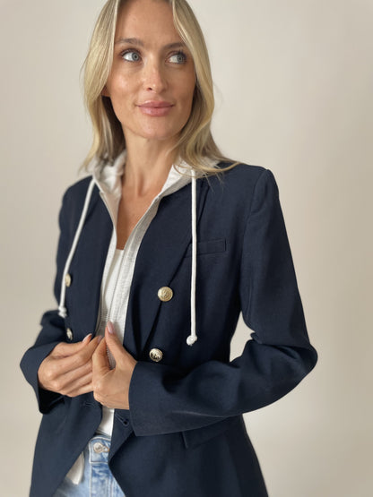 Heather Blazer Navy - Six Fifty Clothing