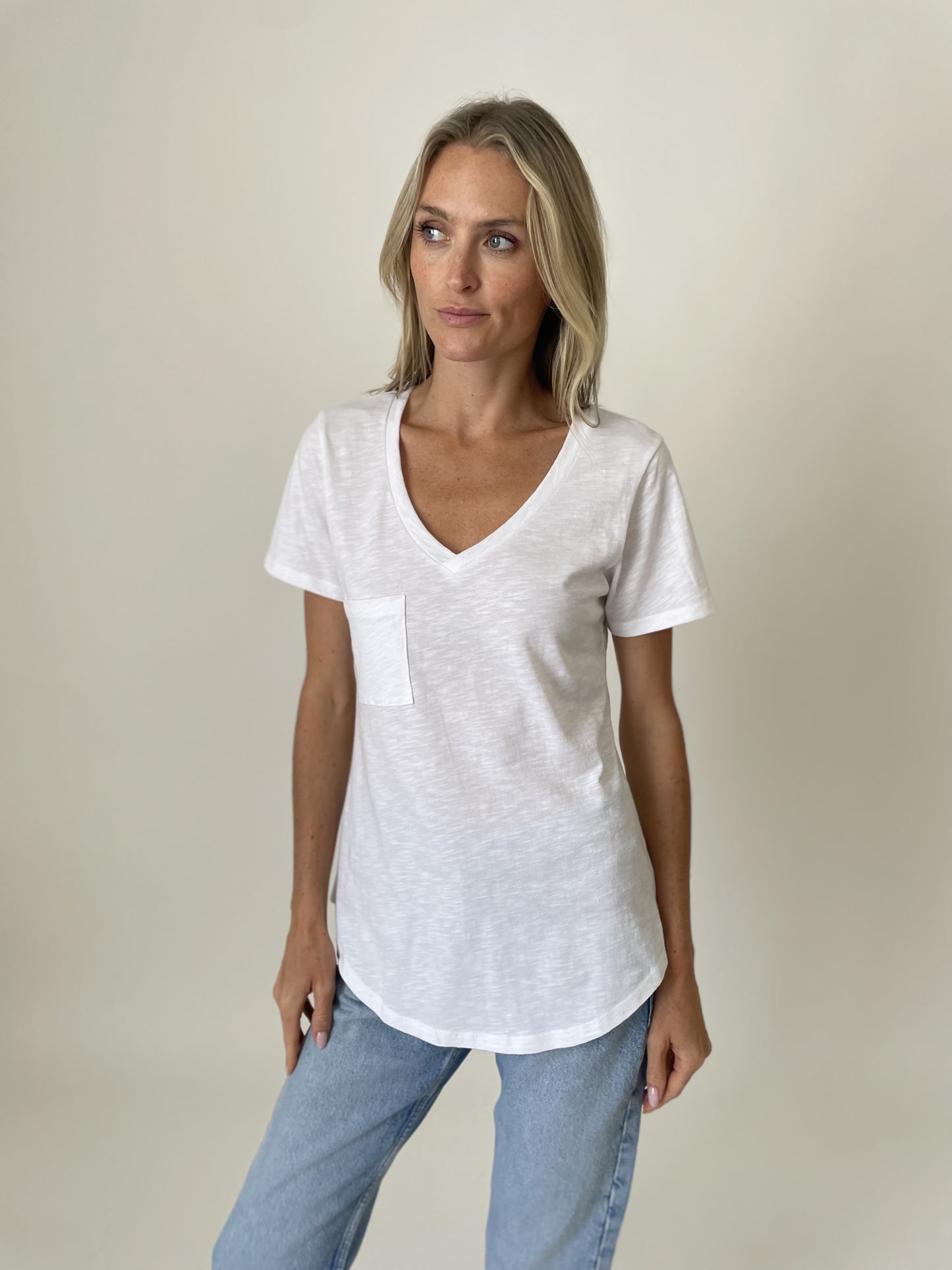 Amelia Tee White - Six Fifty Clothing