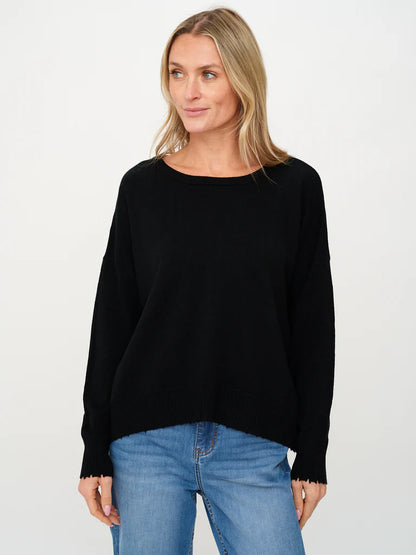 Angii Sweater Black - Six Fifty Clothing