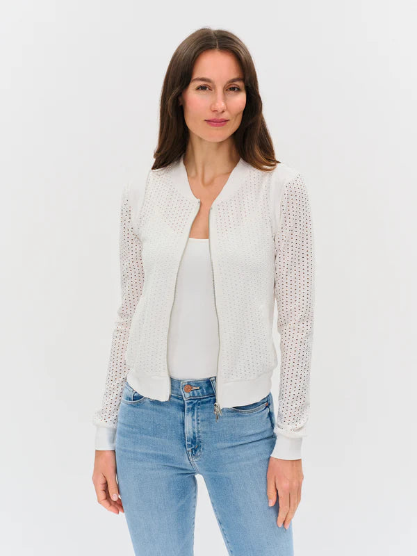 The Cutout Jacket White - Six Fifty Clothing