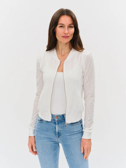 The Cutout Jacket White - Six Fifty Clothing