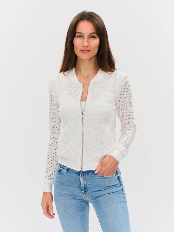 The Cutout Jacket White - Six Fifty Clothing