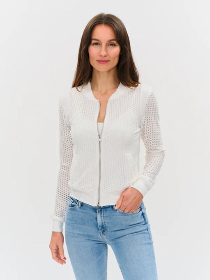 The Cutout Jacket White - Six Fifty Clothing