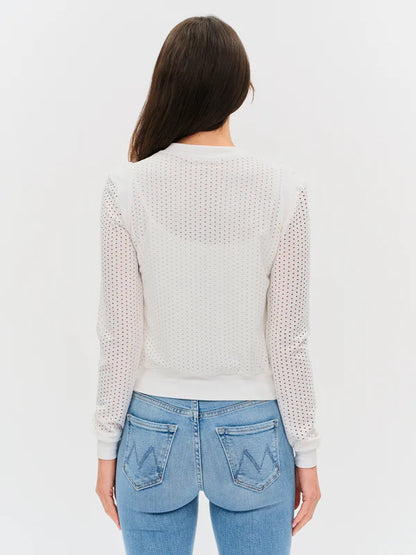 The Cutout Jacket White - Six Fifty Clothing
