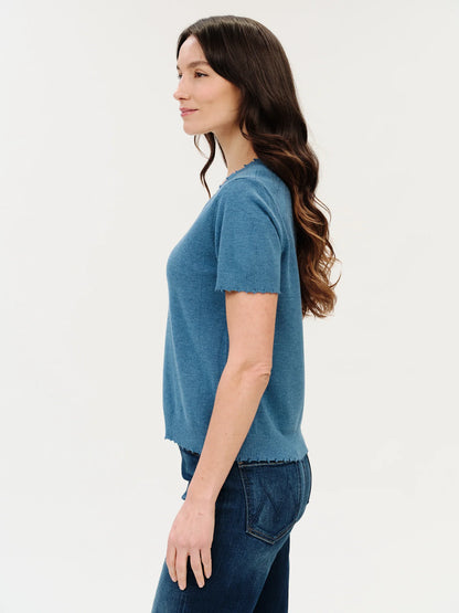 Gemma Sweater Heather Denim - Six Fifty Clothing