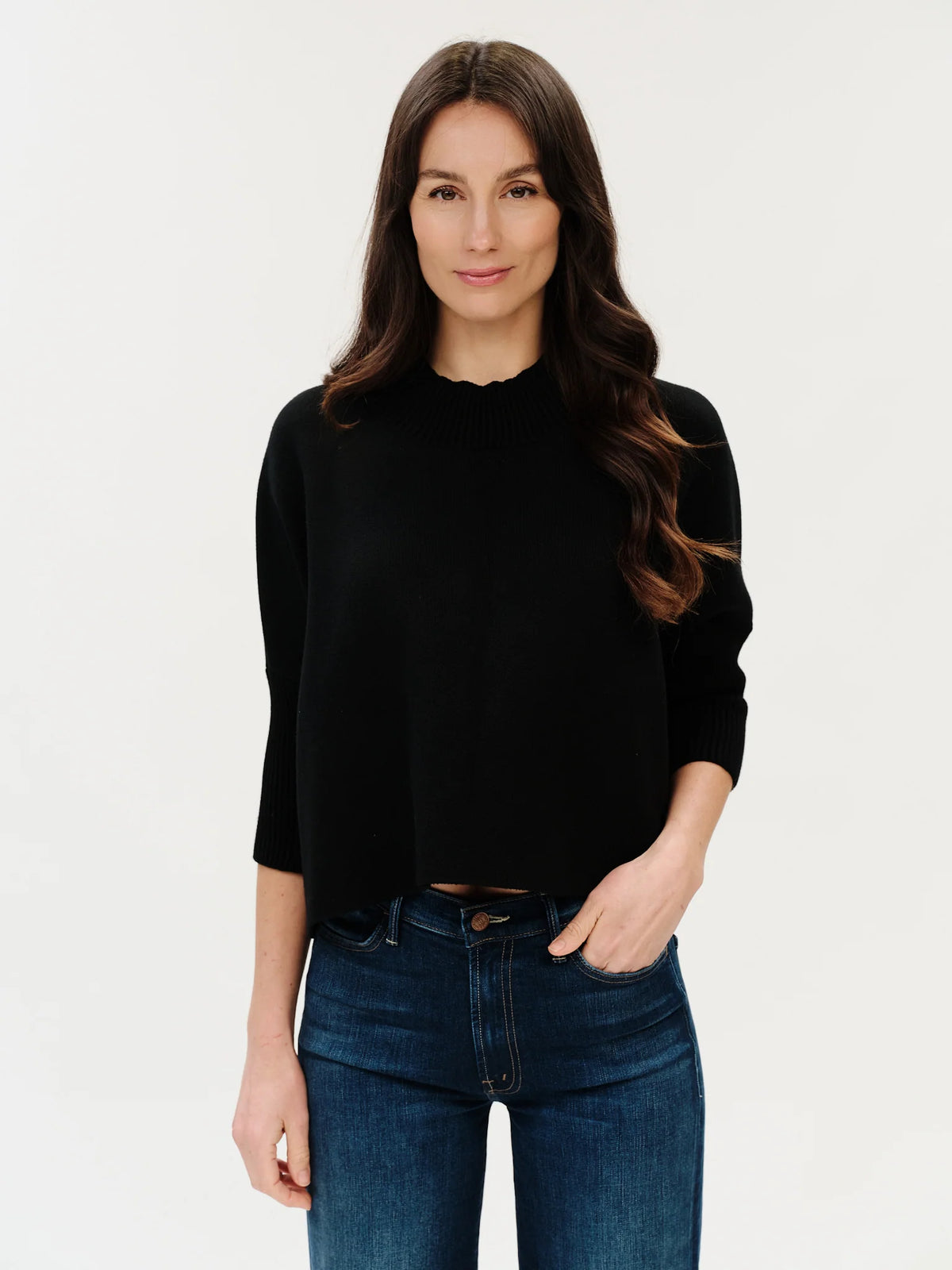 Oslo Sweater Black - Six Fifty Clothing