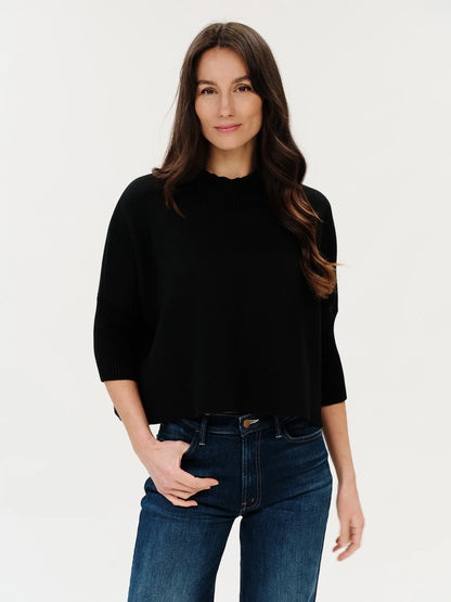 Oslo Sweater Black - Six Fifty Clothing