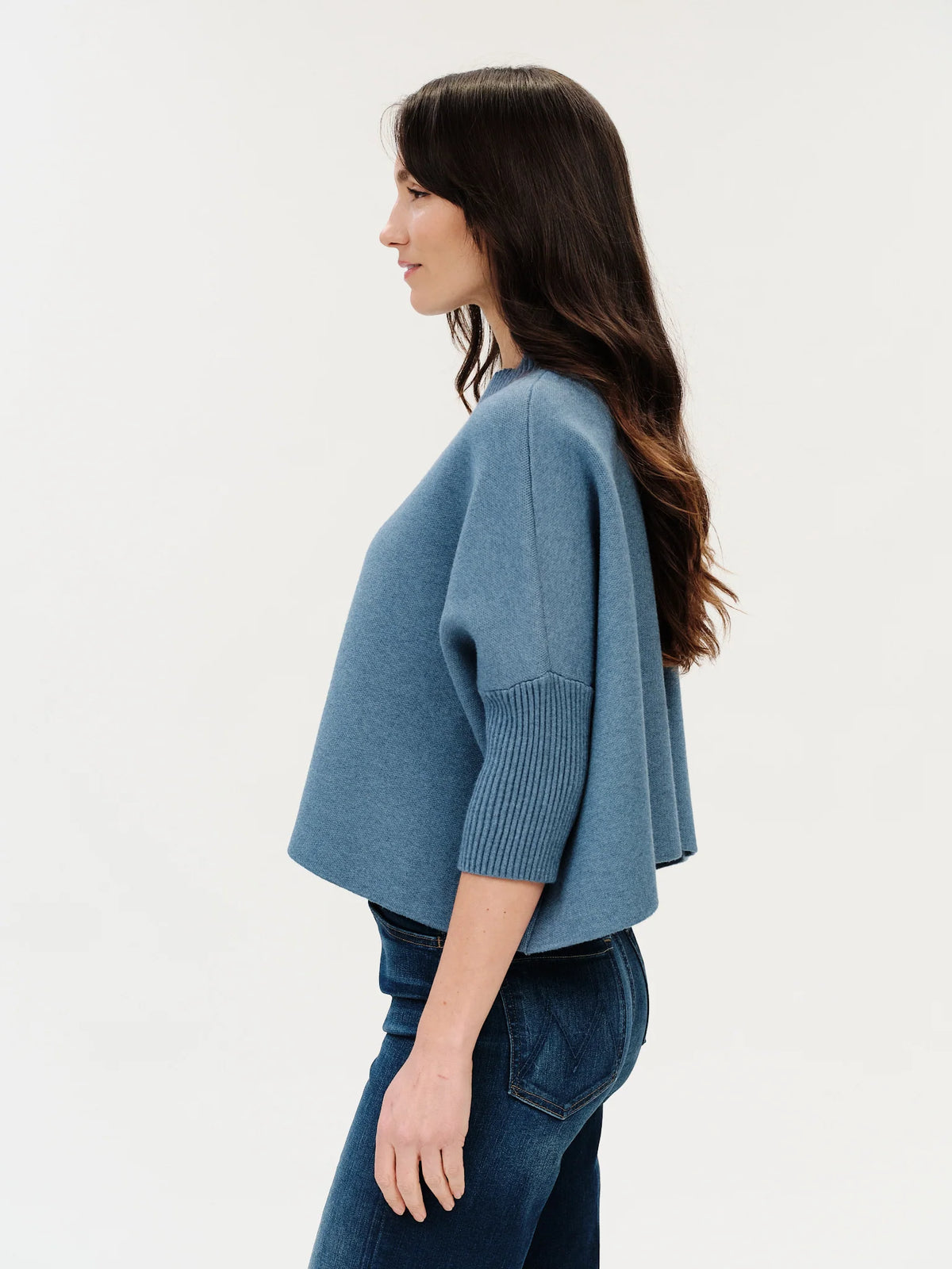 Oslo Sweater Blue - Six Fifty Clothing