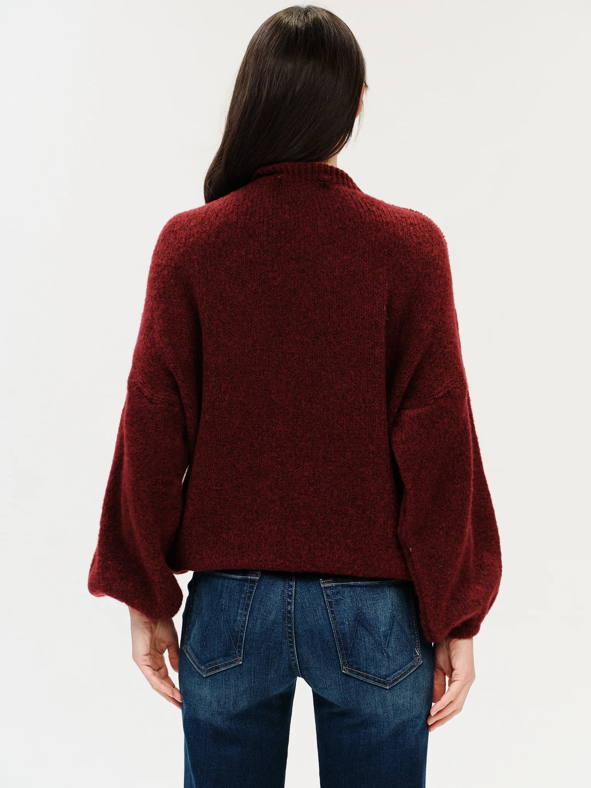 Amore Sweater Burgundy - Six Fifty Clothing