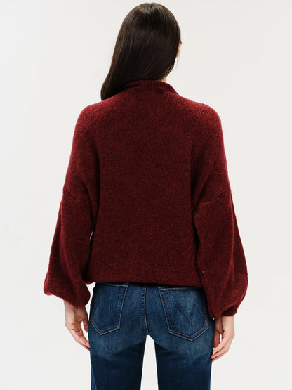 Amore Sweater Burgundy - Six Fifty Clothing