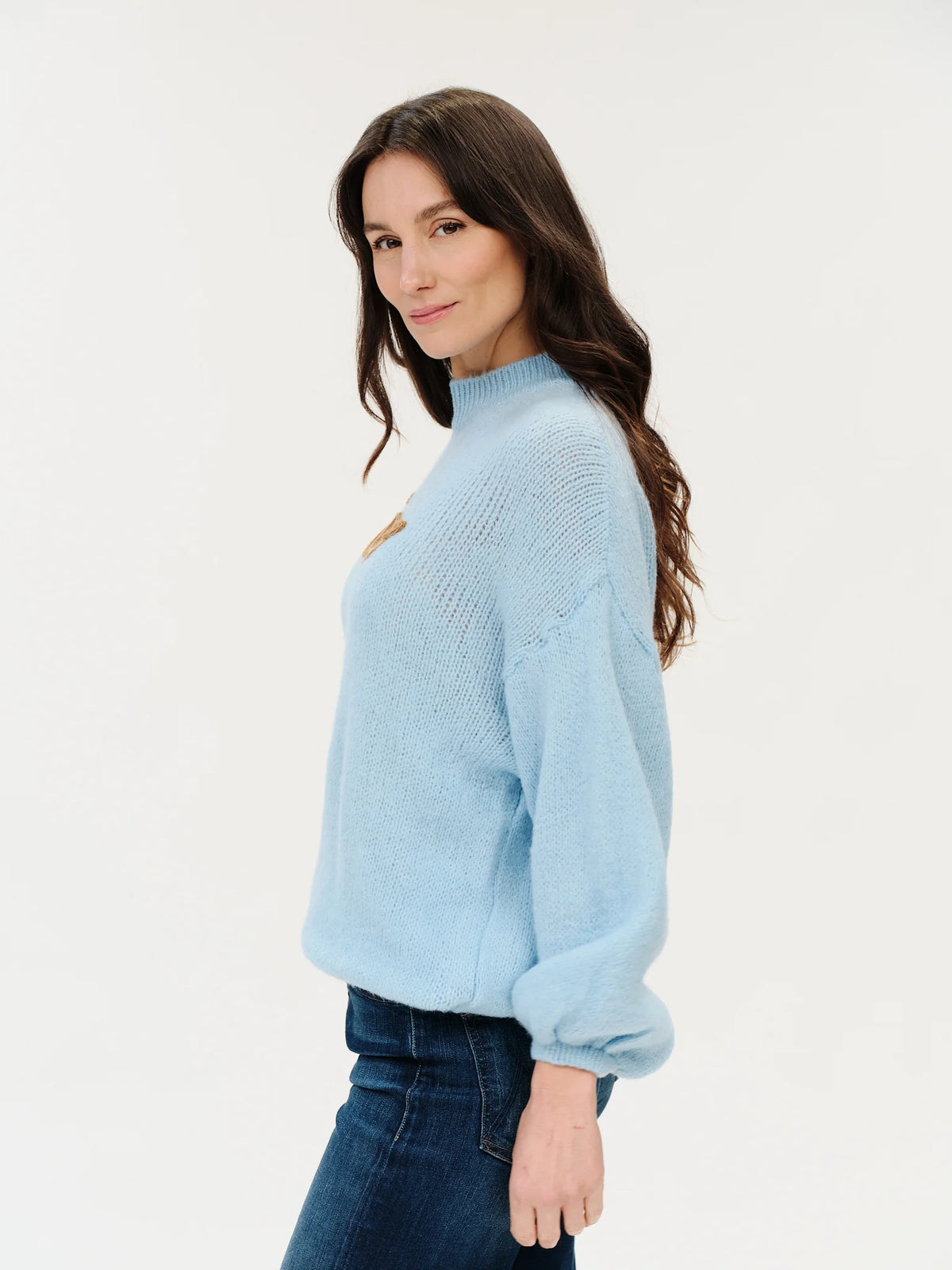Ciao Sweater Light Blue - Six Fifty Clothing