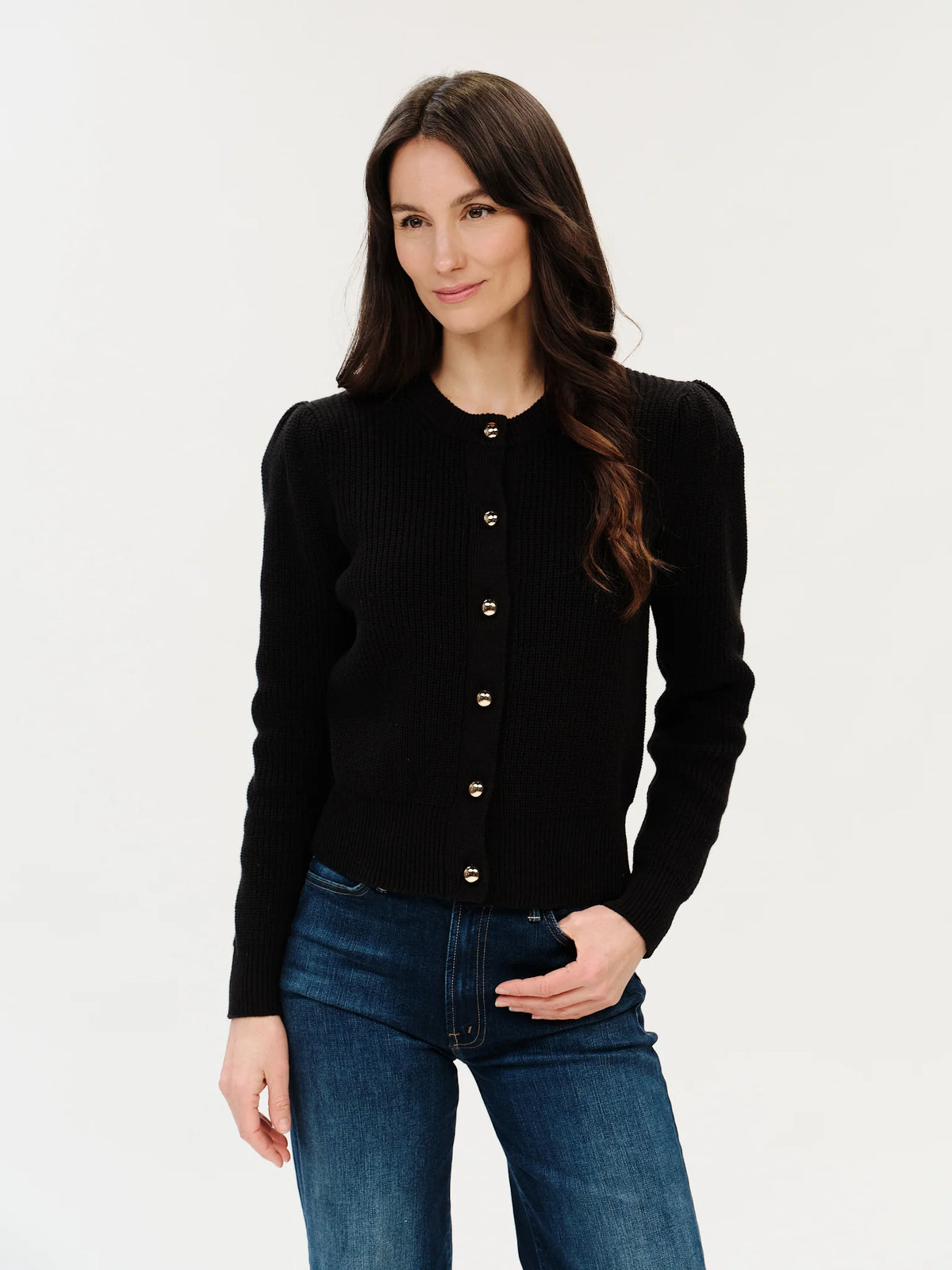 Fia Cardigan Black - Six Fifty Clothing