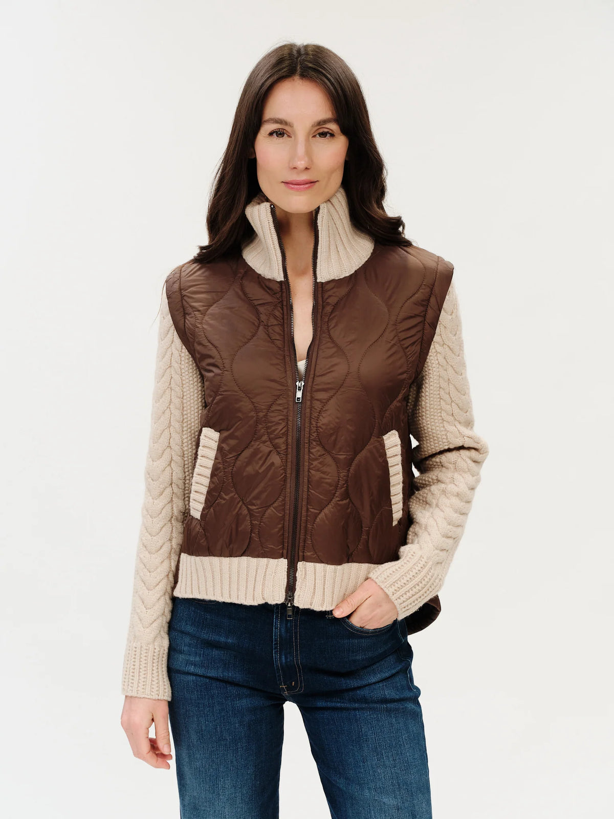 Melanie Jacket Brown - Six Fifty Clothing