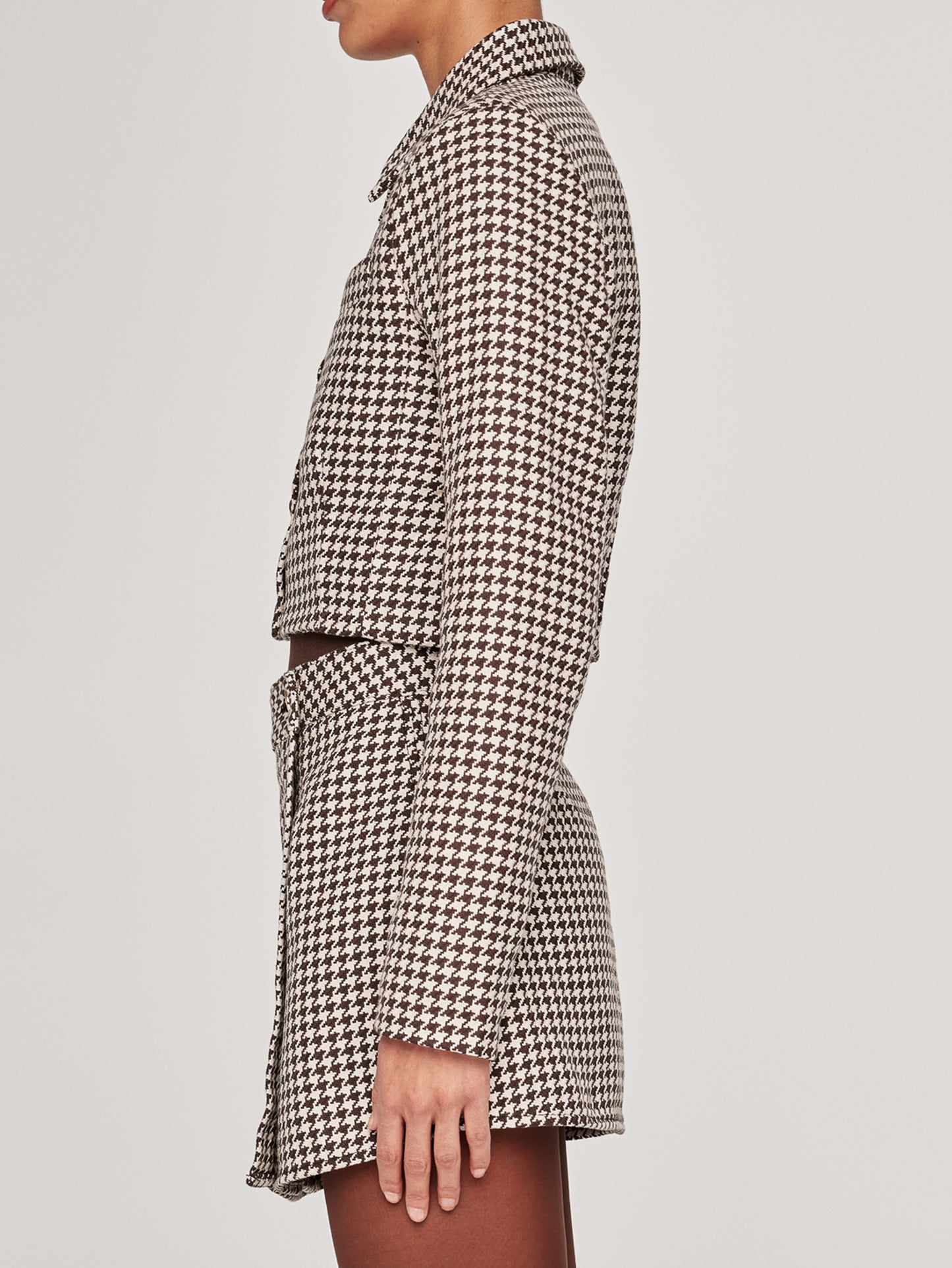 Vika Jacket Cropped Houndstooth - DL1961