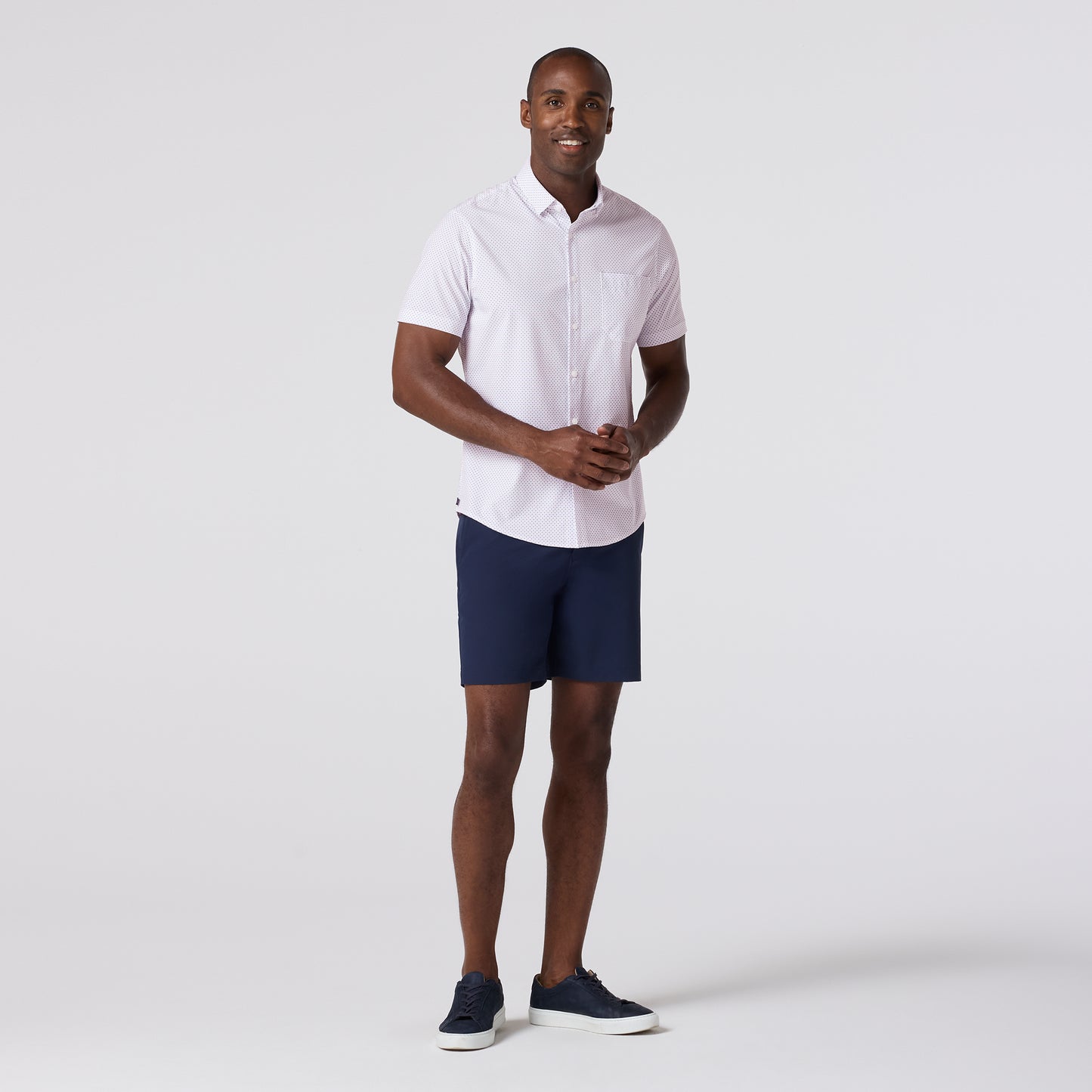 Leeward Short Sleeve Mulberry Double Diamond - Mizzen + Main