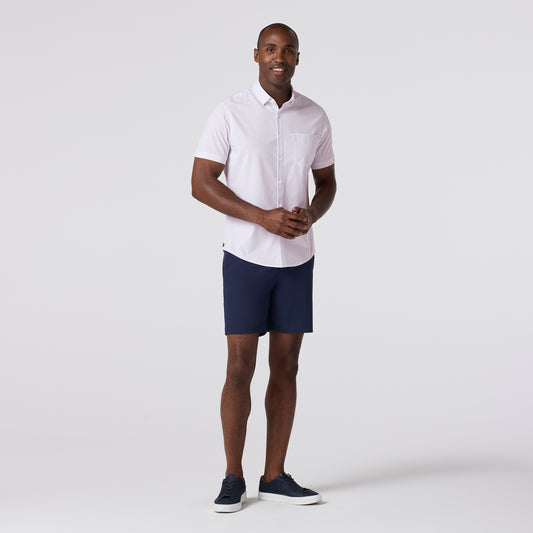 Leeward Short Sleeve Mulberry Double Diamond - Mizzen + Main
