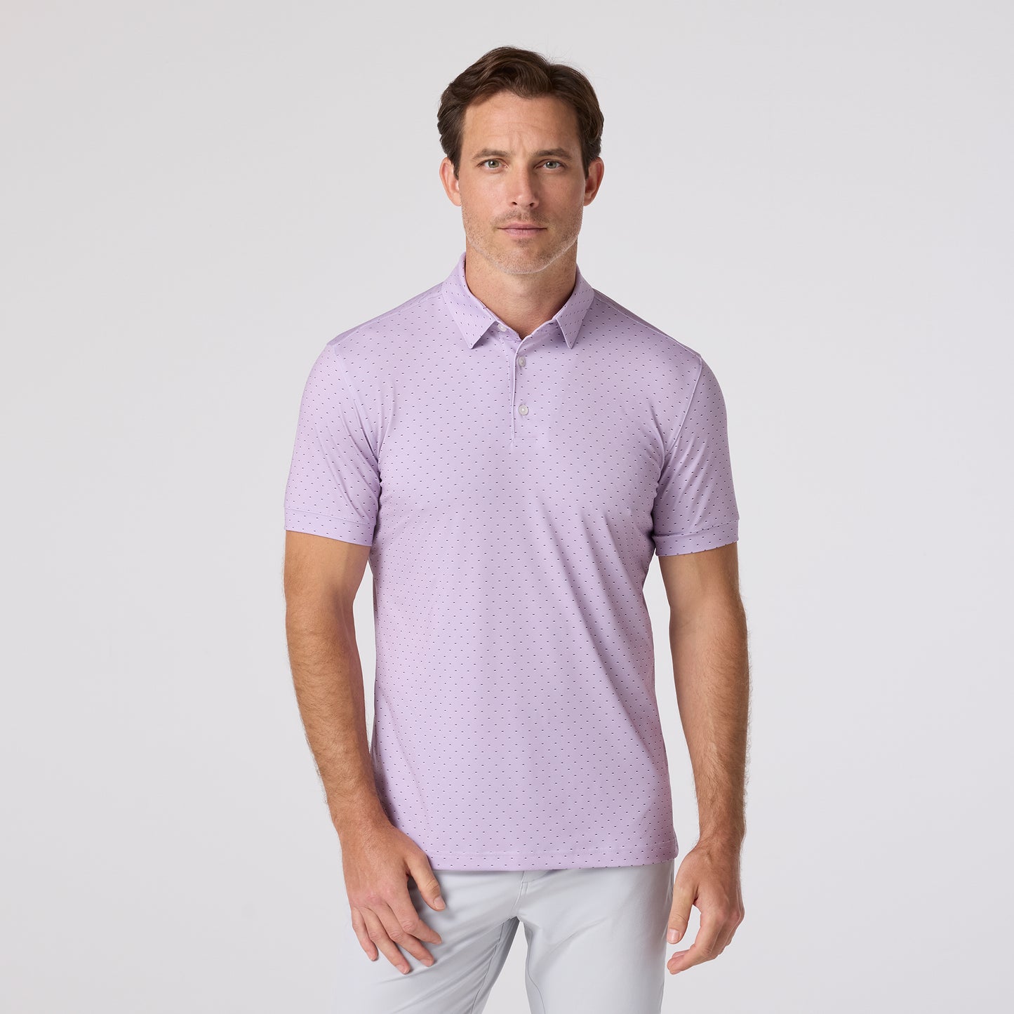 Versa Polo Lavender Haze Stacked - Mizzen + Main