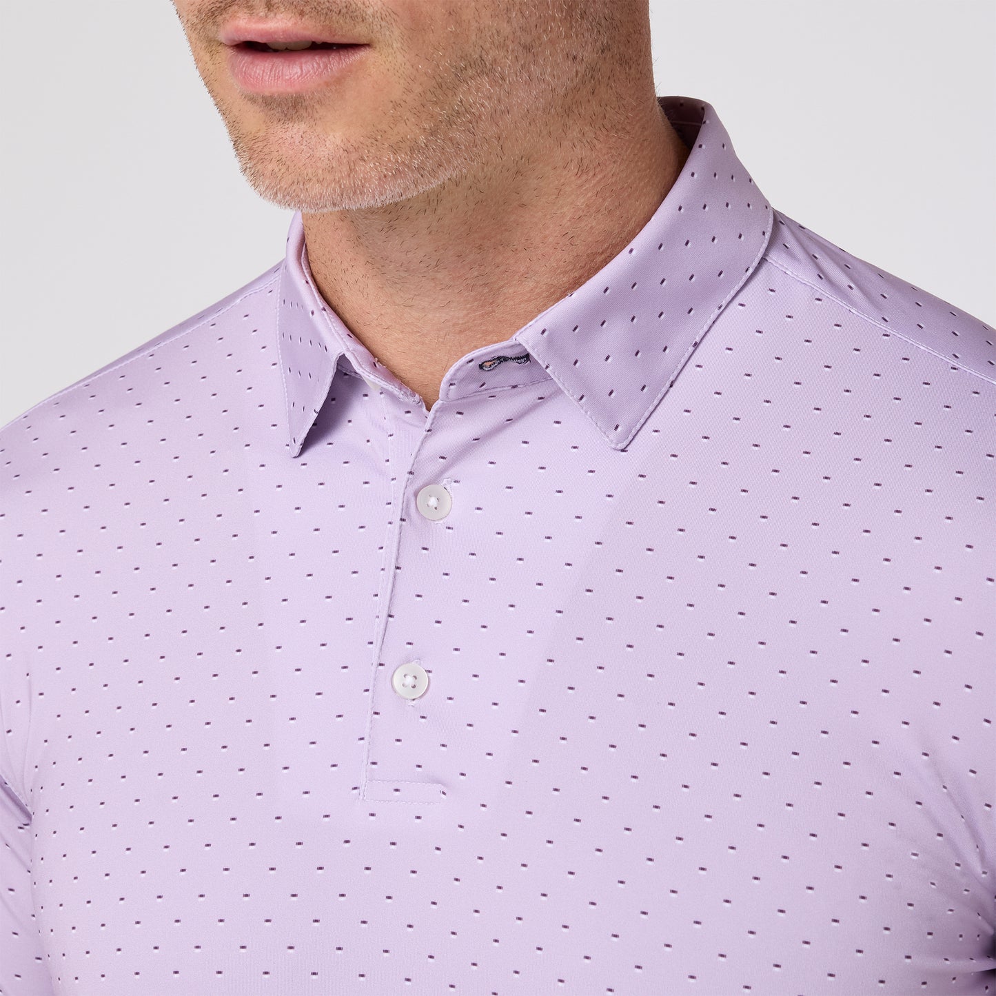 Versa Polo Lavender Haze Stacked - Mizzen + Main