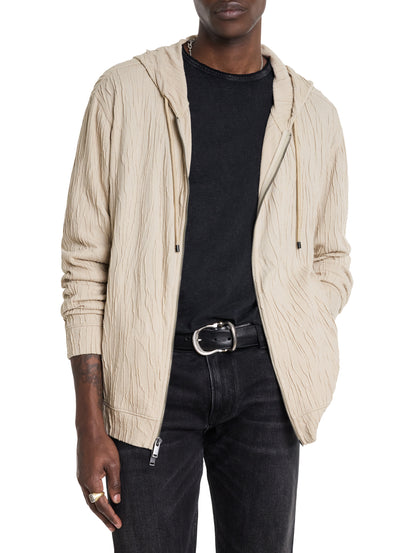 Ihsan Hoodie Fossil Grey - John Varvatos