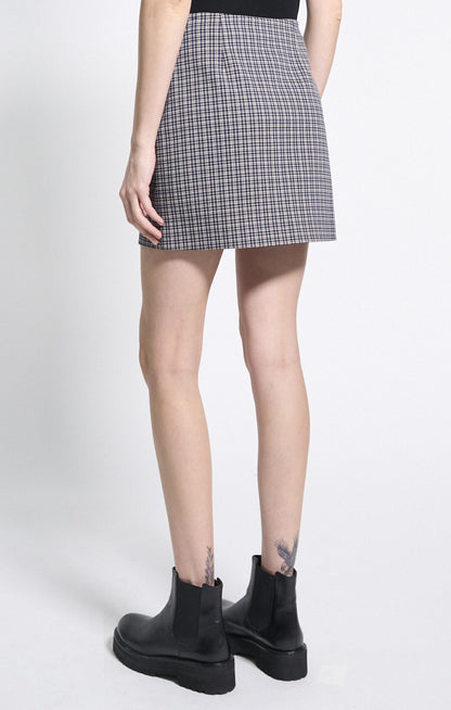 Simple Mini Skirt Almond Multi - Theory Women